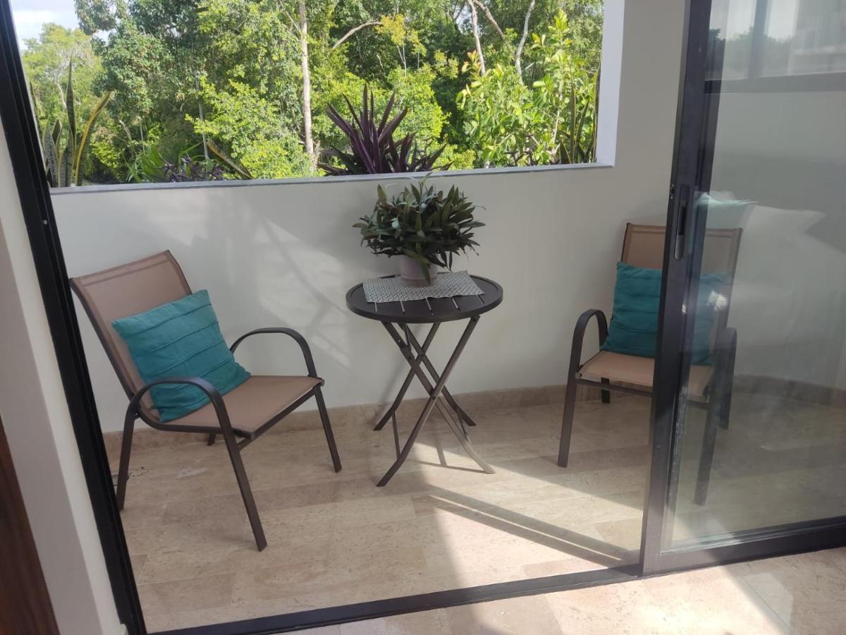 Nuevo Estudio Con Terraza Totalmente Equipado Tulum Aldea Zama Eksteriør billede